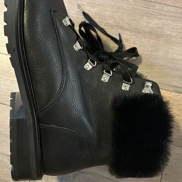 Ralph Lauren Winter Lanescout combat boots Fur size 10 NEW - Picture 5 of 7